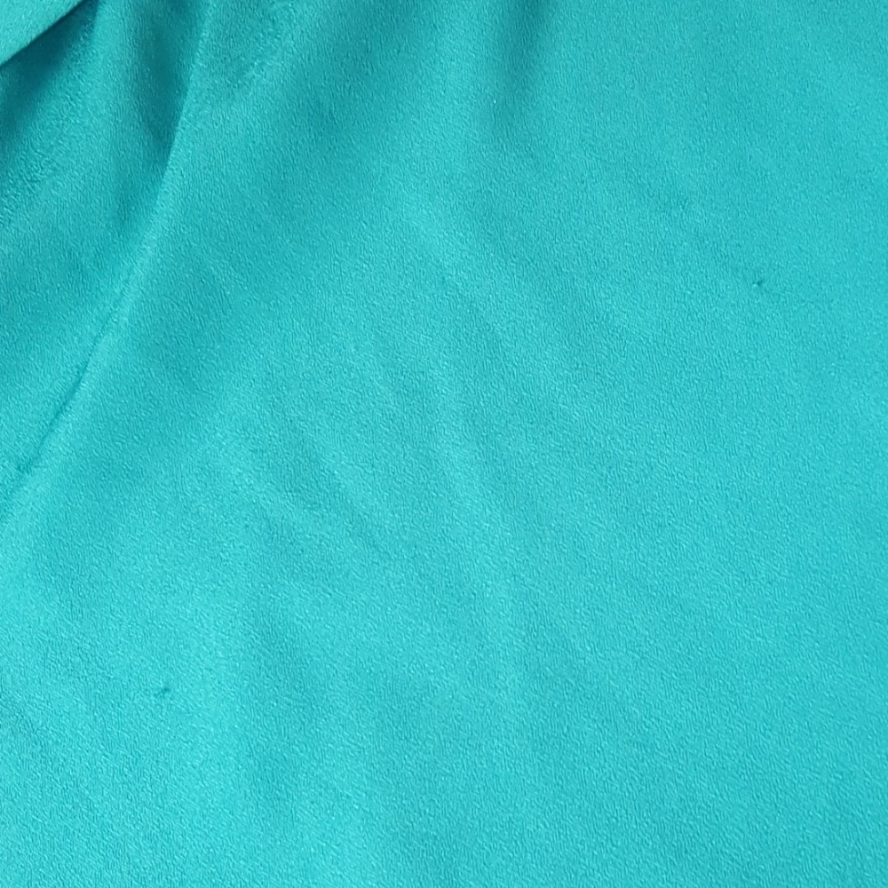 *SOLD* Calvin Klein Teal Blouse Waist Tie - Picture 8 of 8